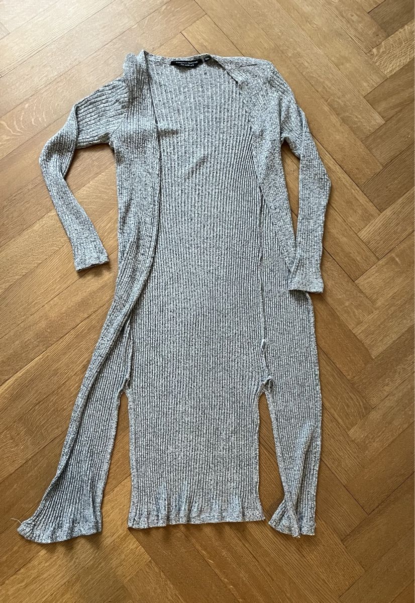 Dorothy Perkins Giacche: Maxi Strickjacke grau, XS – Usato da Basel venduto da blumenkimd