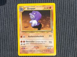 Pokemon Quappo non holo rare neo Entdeckung