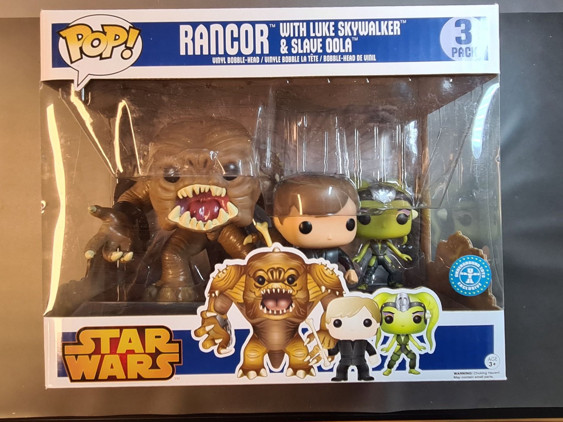 Funko Figuren: Funko Pop Star Wars Rancor 3 Pack Exclusive – Neu und originalverpackt aus Elsau von oli_2tdc