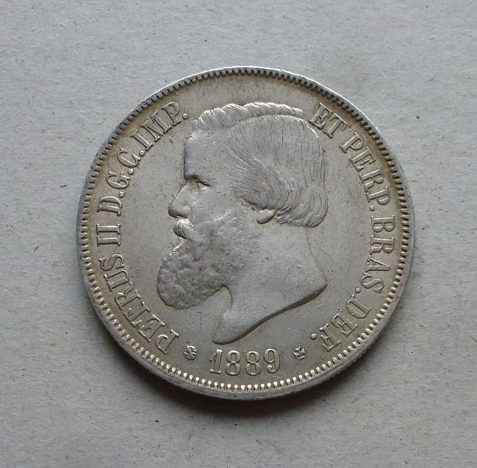 Toutes les monnaies: Brasilien ++ 2000 Reis 1889 – D'occasion à Walkringen par Casablanca777