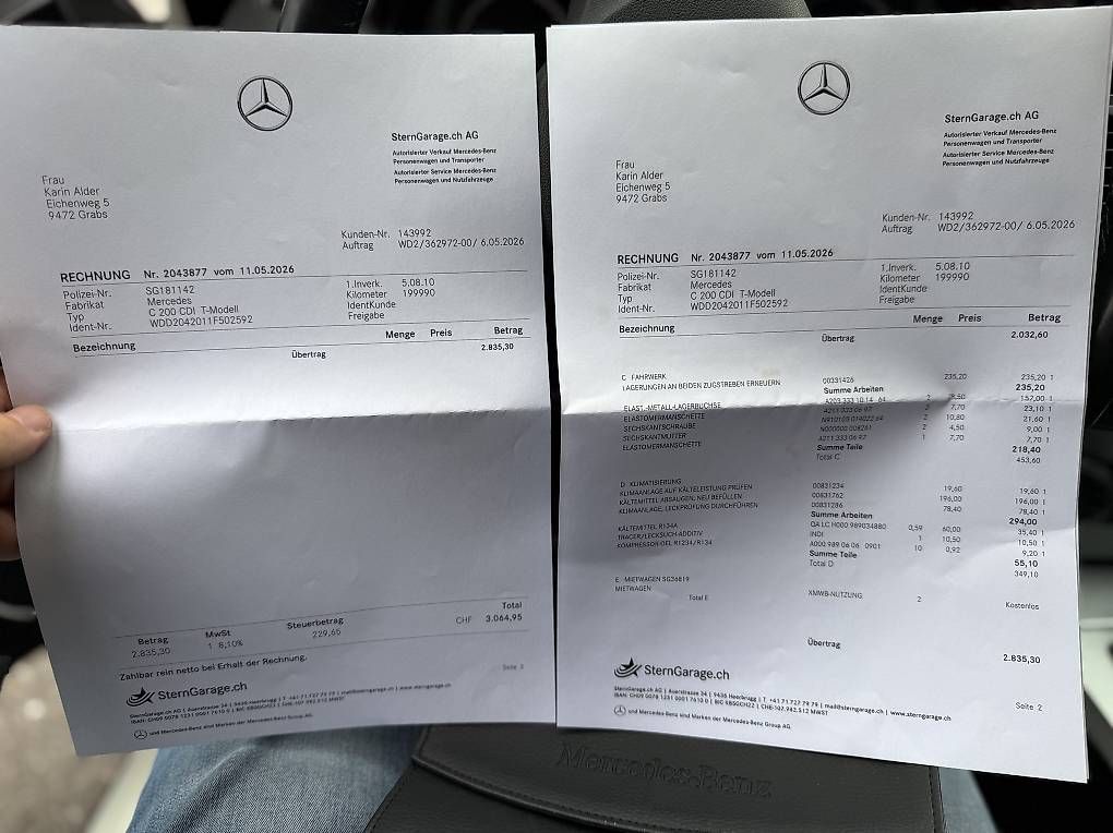 Automobili: Mercedes C200 CDI  – Usato da Buchs SG venduto da vet_mnh2 4