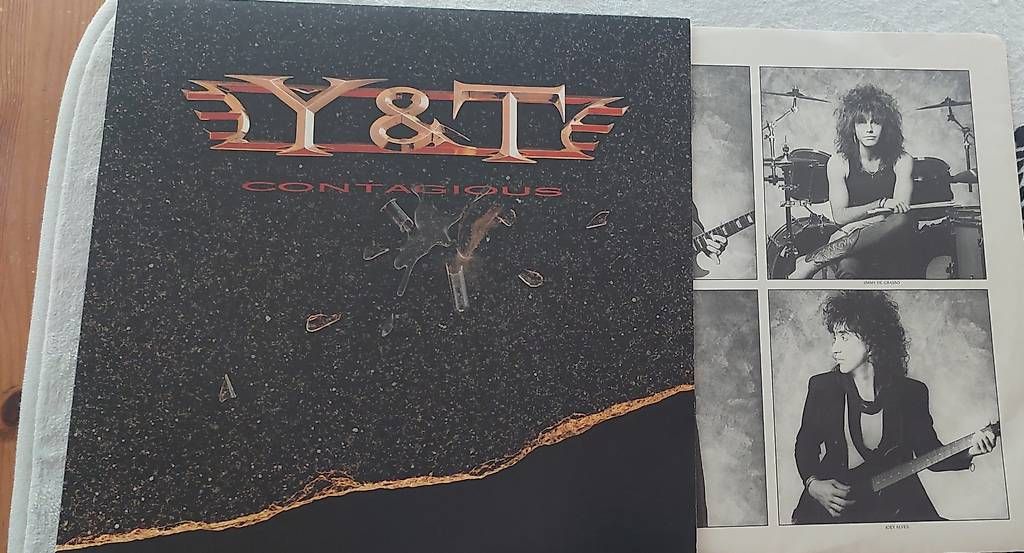 Dischi in vinile: Y&T : Contagious LP(1987) US-Hardrock – Usato da NENDELN venduto da Vinylandmote 4