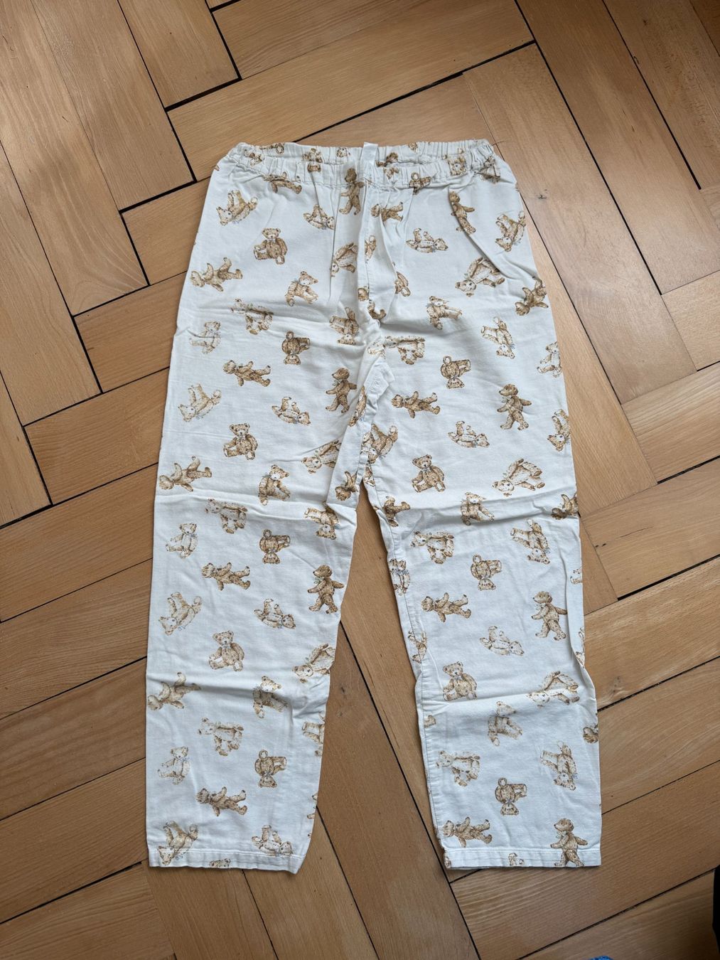 H&M Negligees & Pigiami: Pyjama Zweiteiler weiss mit Bären M – Usato da Zürich venduto da Diazaio 2