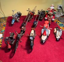 Lot Motorräder Metall 9Stk