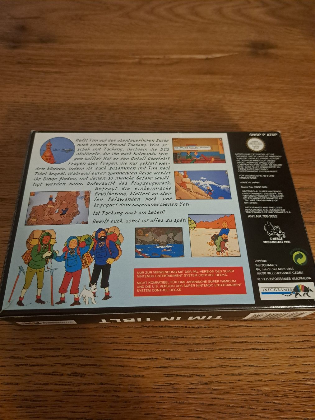 Giochi: Tim in Tibet SNES – Usato da Zürich venduto da Mr.Heli 4