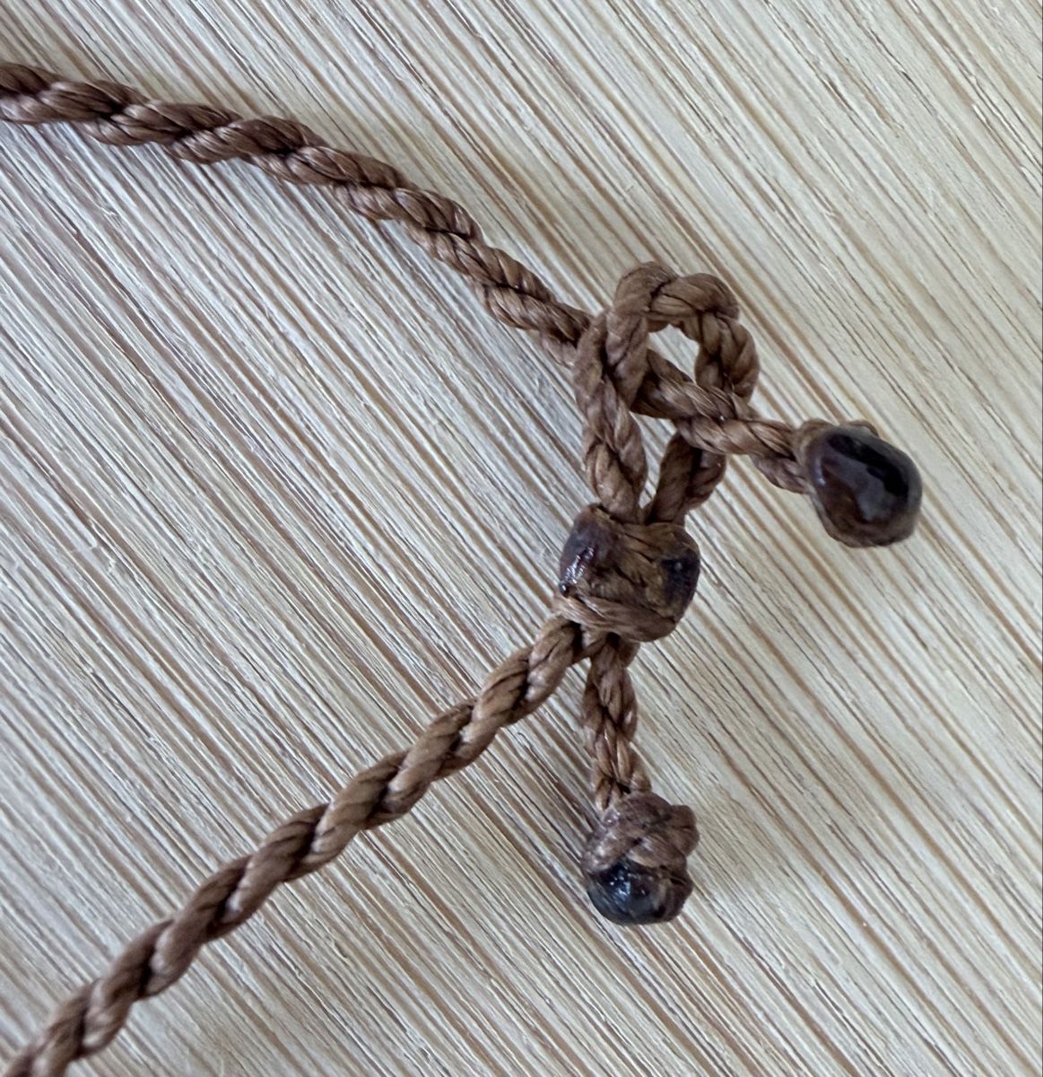 Ketten: Collier macramé pierre de l rose neuf  – Neu (gemäss Beschreibung) aus Courgevaux von auxtrouvailles 3
