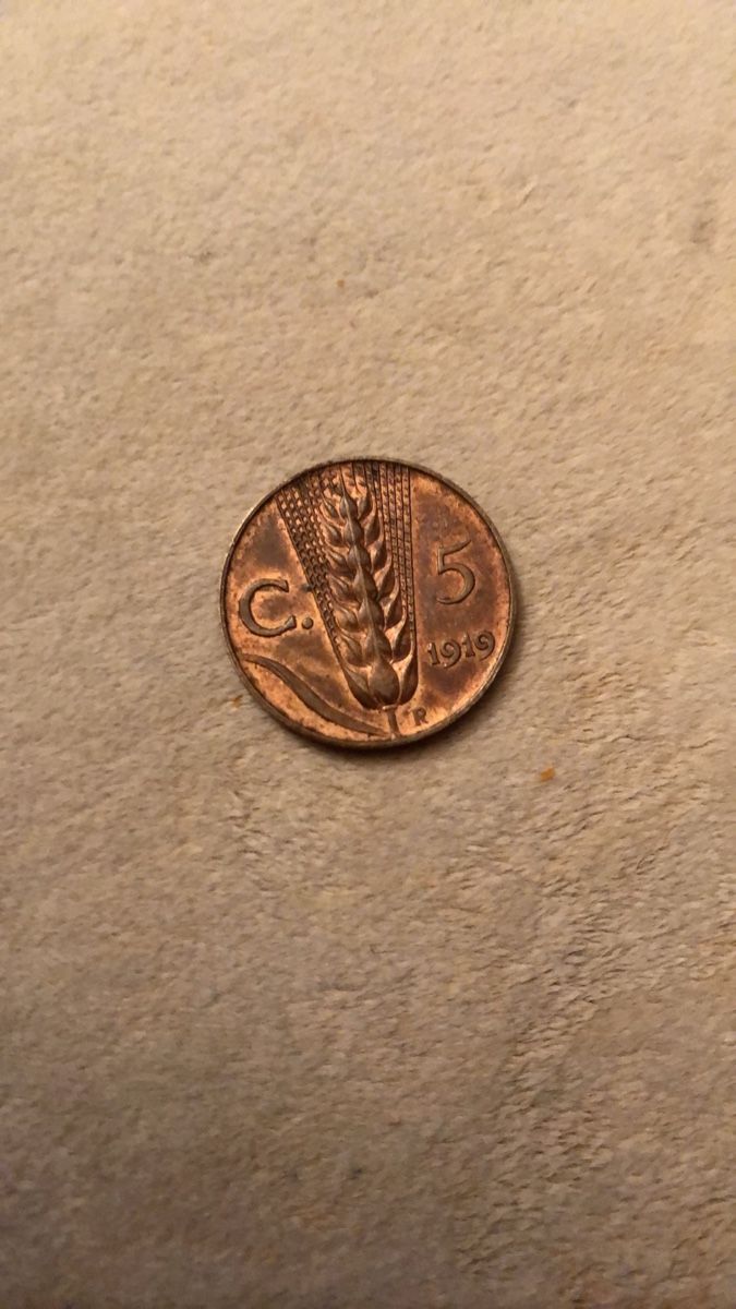 Toutes les monnaies: Pièce de 5 centimes 1919 – D'occasion à payerne par jag67