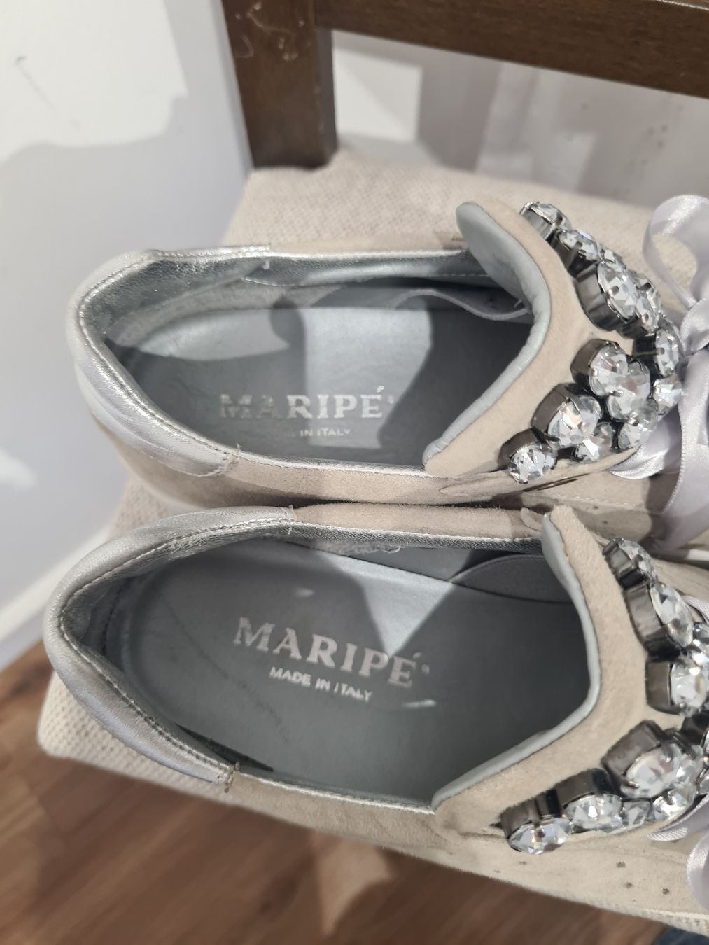 Scarpe da donna: Maripé Sneaker, neuwertig, Grösse 38, Strass – Usato da Adligenswil venduto da FriedasWelt 4