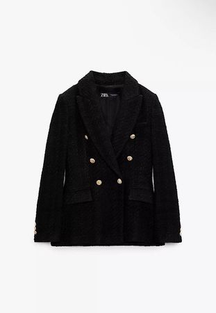 Zara Texured Blazer Grösse M