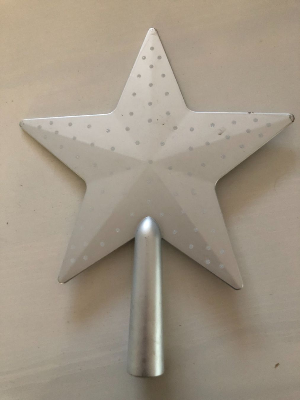 Tutte le decorazioni: Weihnachtsbaumspitze, Baumspitze Silber – Usato da Arlesheim venduto da OmnIa55