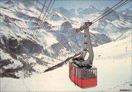 Zinal VS // Seilbahn Sorebois 1 // Winter