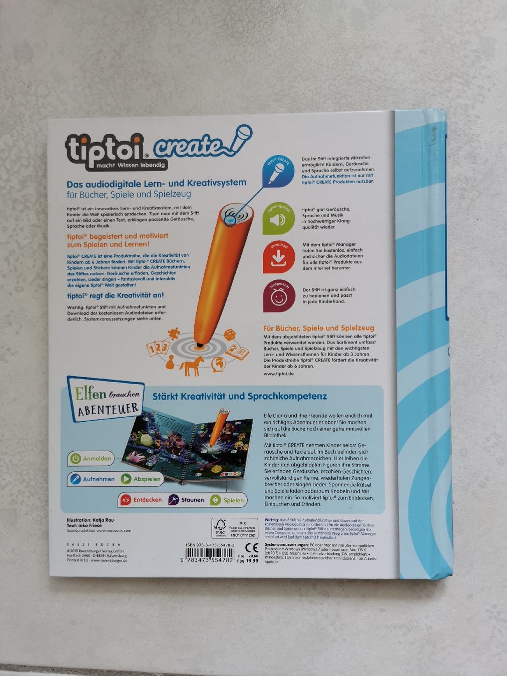 Libri: Tiptoi create Buch - Elfen brauchen Abenteuer – Usato da Brunnen venduto da JJaime 3