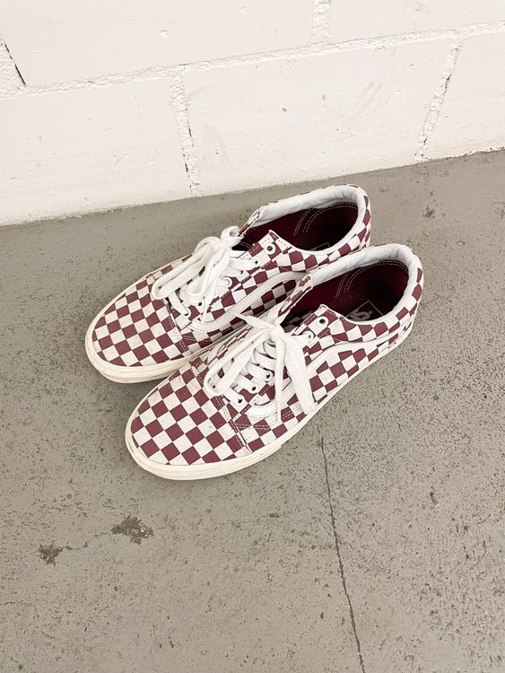 vans rot kariert