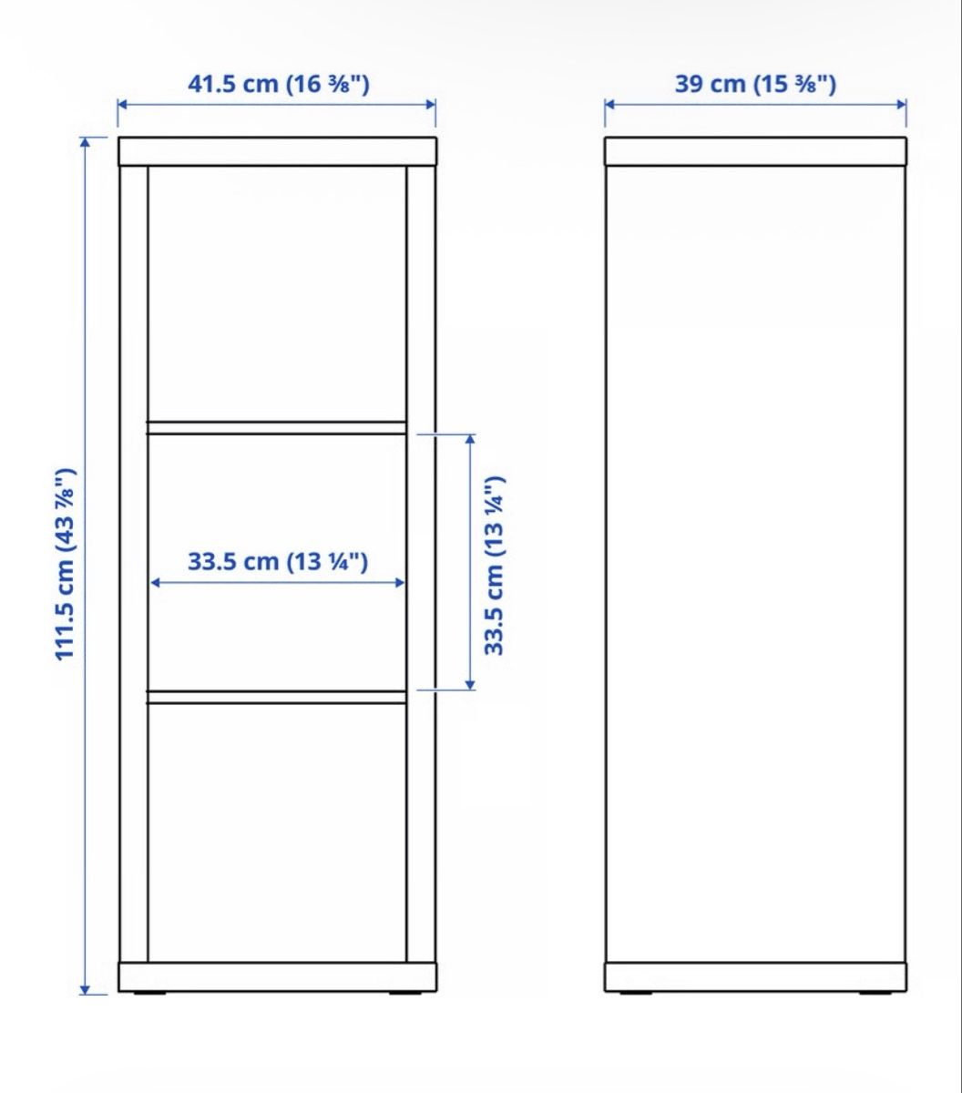 Ikea Regale: Kallax weiss, 1x3, Ikea – Gebraucht aus Basel von sol_7bj7 2