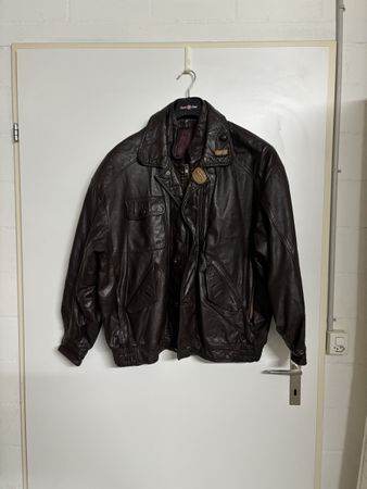 Herren Lederjacke Paragon dunkelbraun Grösse L gebraucht