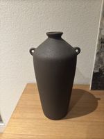 Elegante braune Design Vase aus Keramik