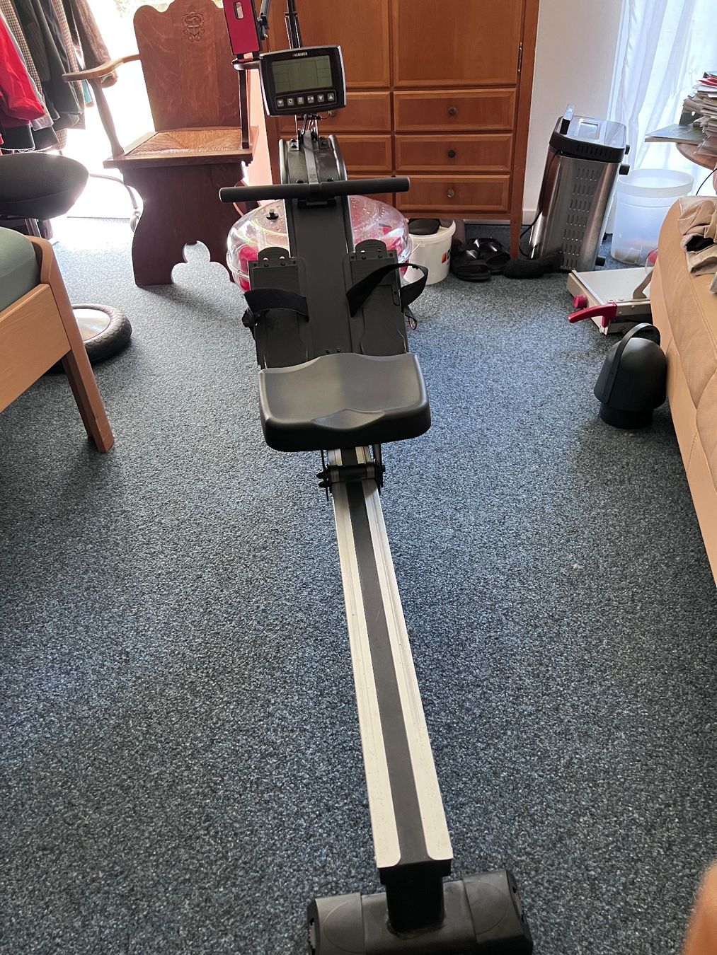 Vélos d'appartement: Rudergerät von  Hammer, Wassergewicht, gebraucht – D'occasion à Wallisellen par 1tiger 1