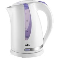 Lentz Wasserkocher 1,7 Liter weiss/lila