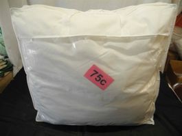 Kissen/Kopfkissen 65 x 65 cm, weiss, 75c