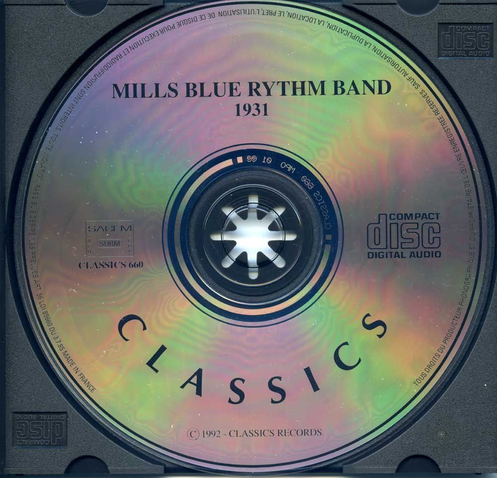 CDs: CD: Mills Blue Rhythm Band  "The chronogical...(Classics) – Gebraucht aus Hochfelden von mue_lhm9 2