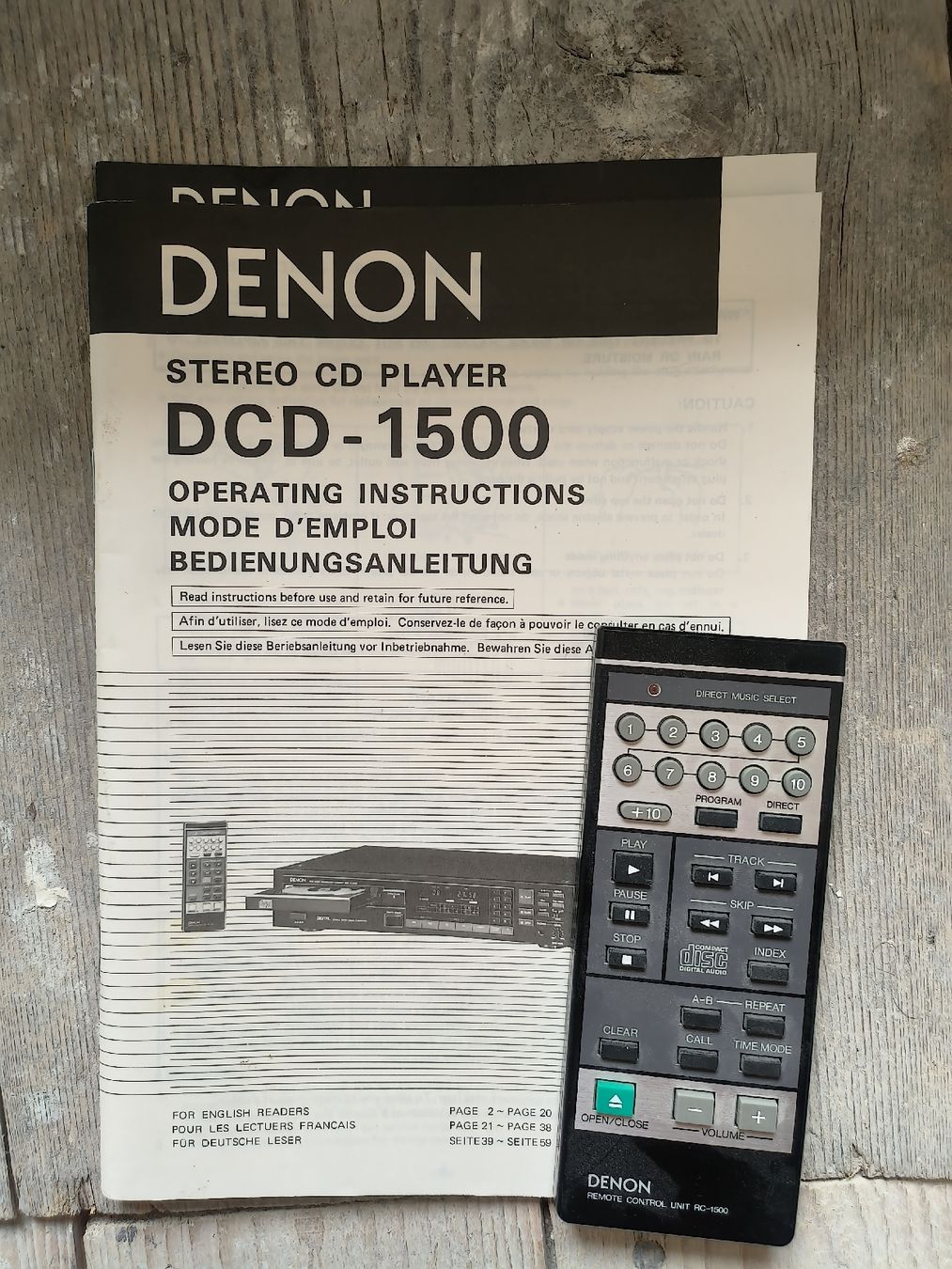 Denon Sistemi audio & multimediali: Stereo CD player dcd-1500 denon – Usato da Zug venduto da kat_q98k 2