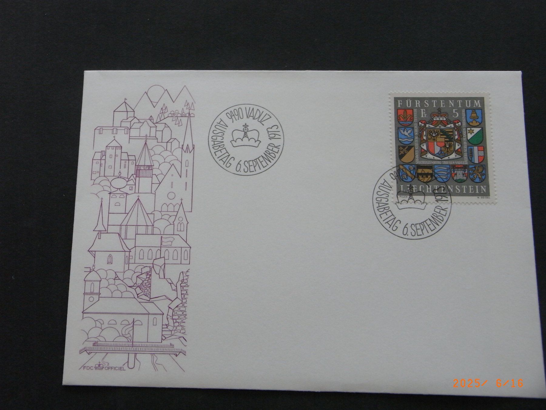 Tutti i francobolli: Nr. 537x FDC 6.9.1973 – Usato da Ittigen venduto da shetland