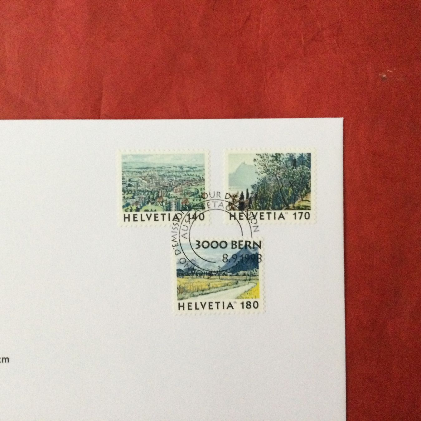 Tutti i francobolli: FDC 1998 Bilder der Schweiz Nr 943 951 – Usato da S. Pietro venduto da bro_jjl9 1
