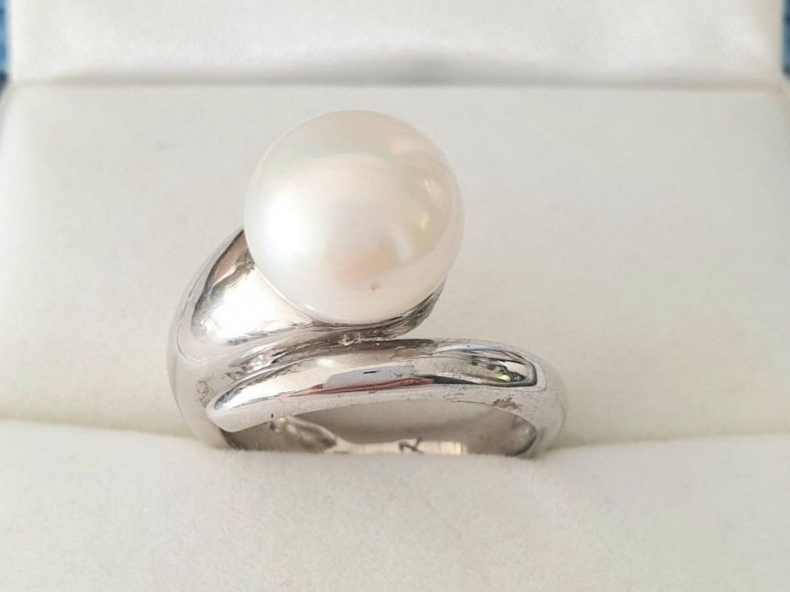 Anelli: Silberring 925 mit Echt Perlen, modern & elegant - Neu – Nuovo e nell'imballaggio originale da Uetikon am See venduto da Coralreef 2