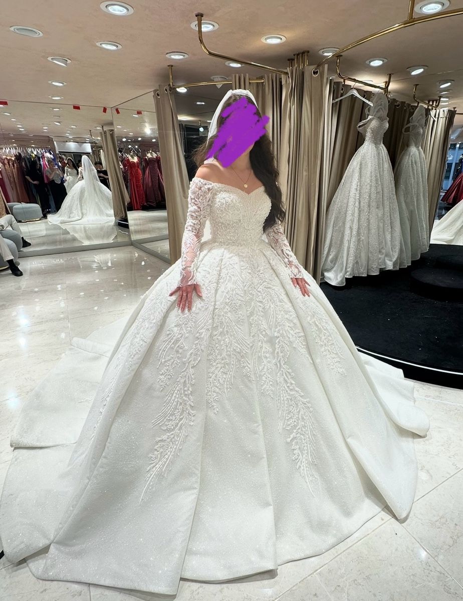 Vestiti: Wunderschönes Brautkleid mit Ärmeln, Grösse 36/38 – Usato da Oberhofen Thun'see venduto da ClaudiaKelesh 1