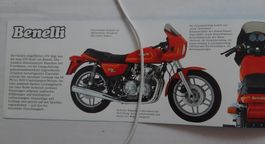 Prospekt Benelli 654 Sport Motorrad