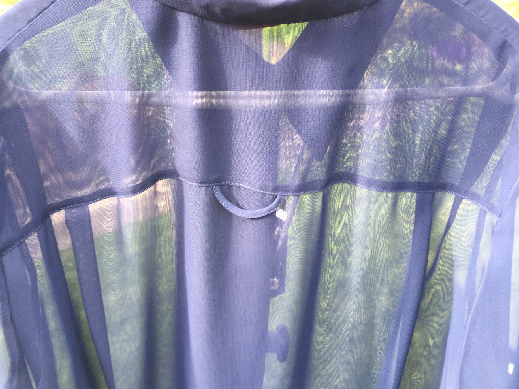 Camicette: Bluse Gr.52, dunkelblau, neu, transparent – Nuovo (secondo la descrizione) da Russikon venduto da Pebblybeach 2