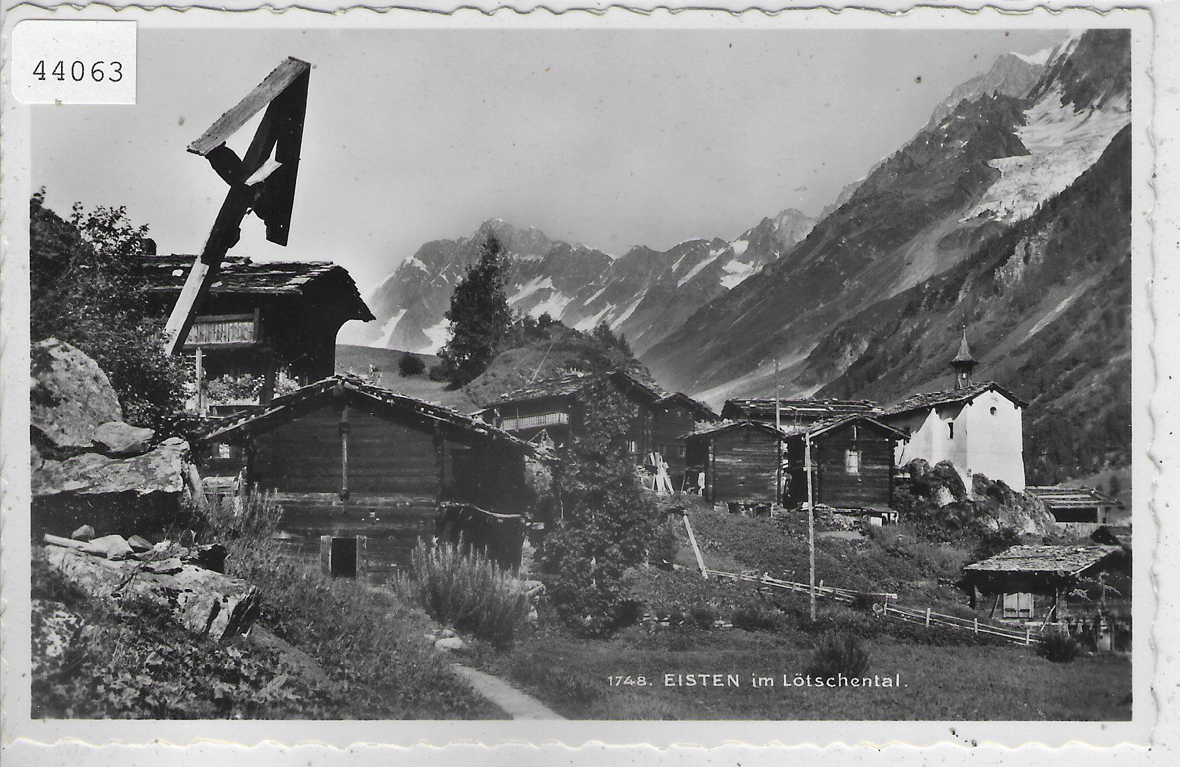Cartoline postali: Eisten im Lötschental – Usato da Ettingen venduto da Kartenplanet