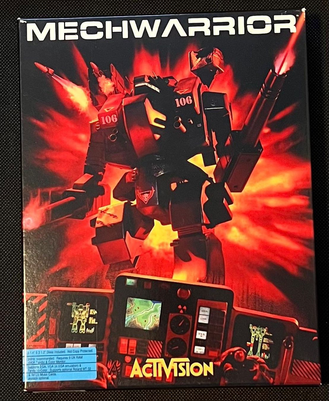 Giochi: PC Big Box Mechwarrior 5.25"/3.5" Floppy Version – Usato da Schachen LU venduto da retrogamer