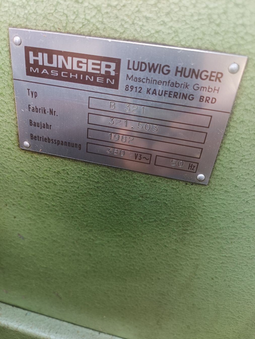 Tutte le macchine: Hunger B 321Trommeldrehmaschine – Usato da St. Antoni venduto da DuraMa 4