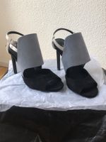 High Heels schwarz/hellblau ZARA neu (ungetragen)