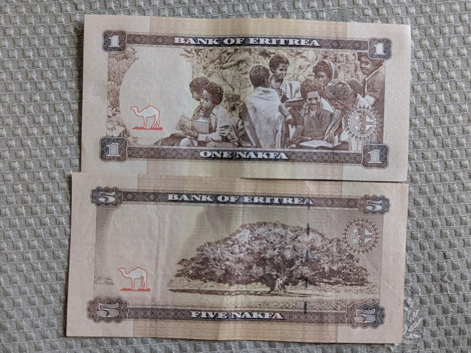 Banknoten: Eritrea banknotes ,delivery mi September – Gebraucht aus Porrentruy von jmbechir 1