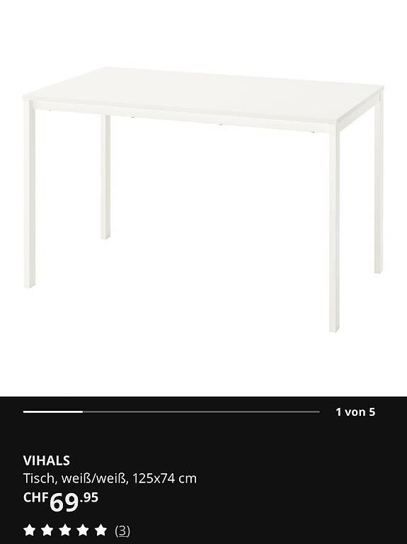 Ikea Tische: Sehr neuwertiger Tisch – Gebraucht aus Rothenburg von ProseccoLaVida