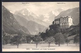 Wilderswil, Panorama und Hotel Schönb