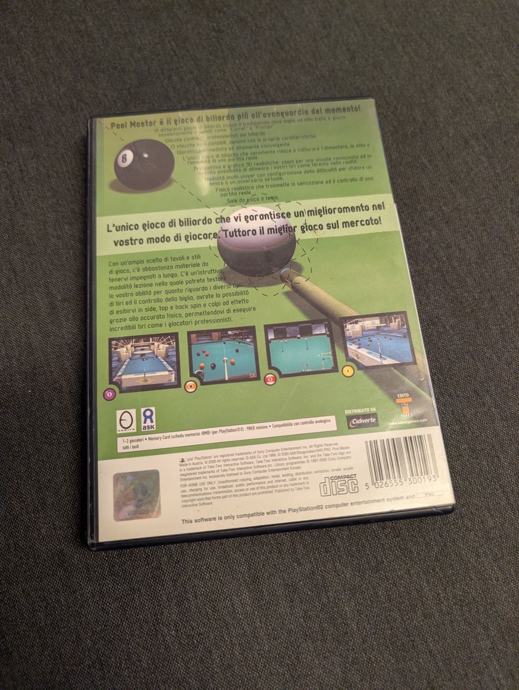Jeux: Pool master Sony playstation 2 – D'occasion à Giubiasco par Ticinerd 1