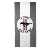 Ford Mustang Badetuch Stripes