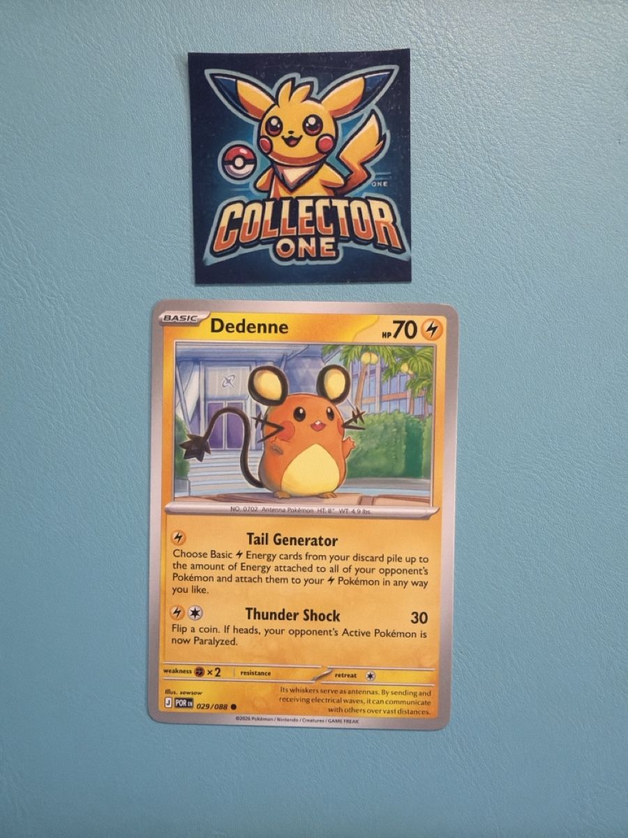 Pokémon Carte collezionabili: Pokemon Dedenne Fanlienling mega süss – Nuovo (secondo la descrizione) da Lommiswil venduto da CollectorOne