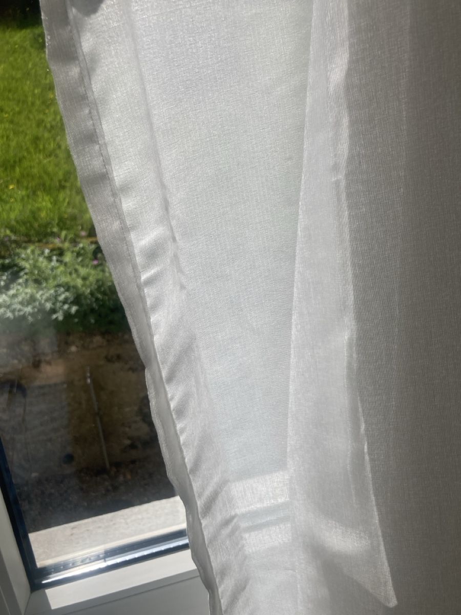Tende: Vorhang weiss 2 Stück – Nuovo (secondo la descrizione) da Luzern venduto da JasFel 1