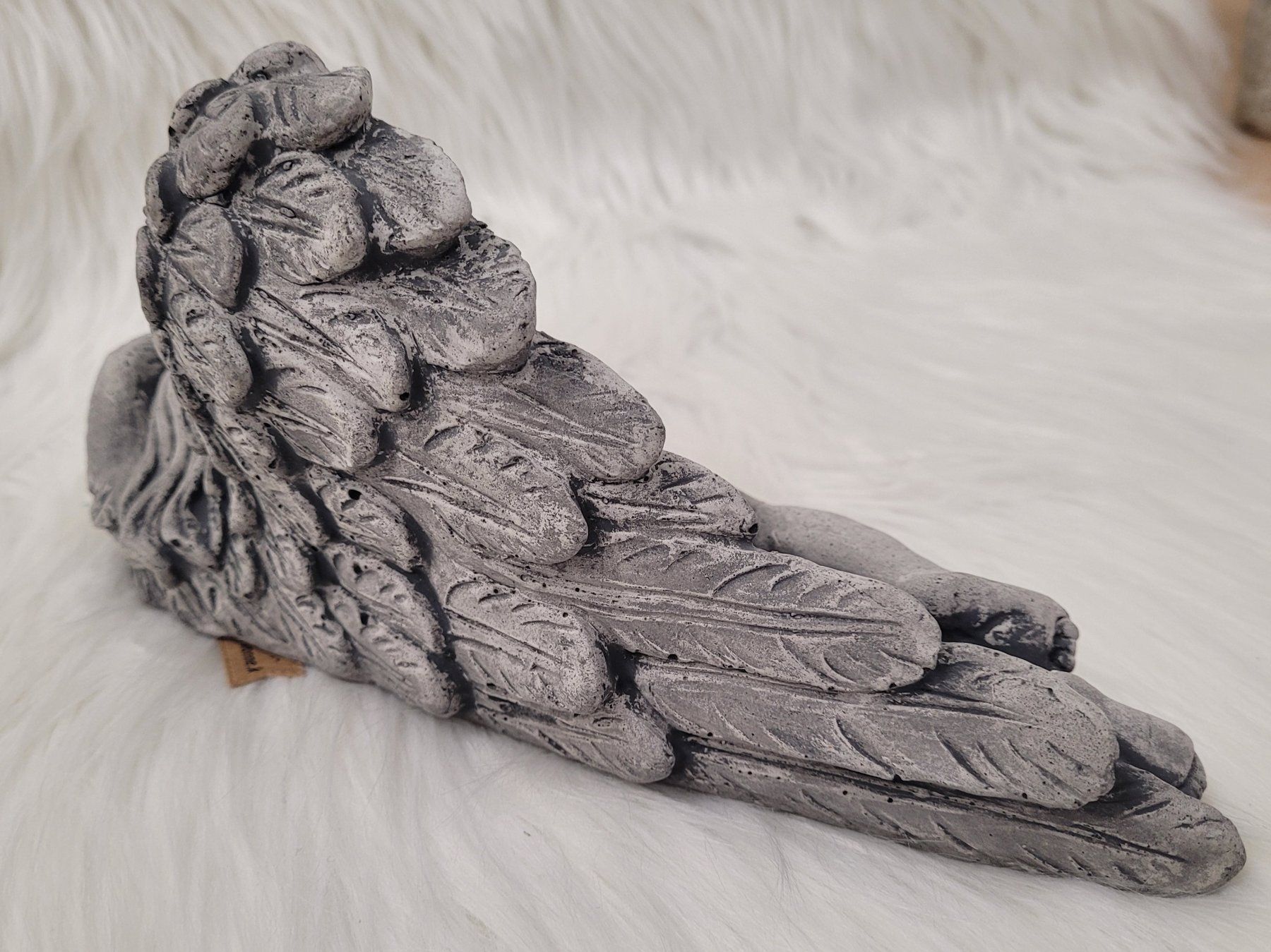Statuette: Beton Engel  (handgemacht) – Nuovo e nell'imballaggio originale da Wohlen AG venduto da BetonPapierUpcycling 5