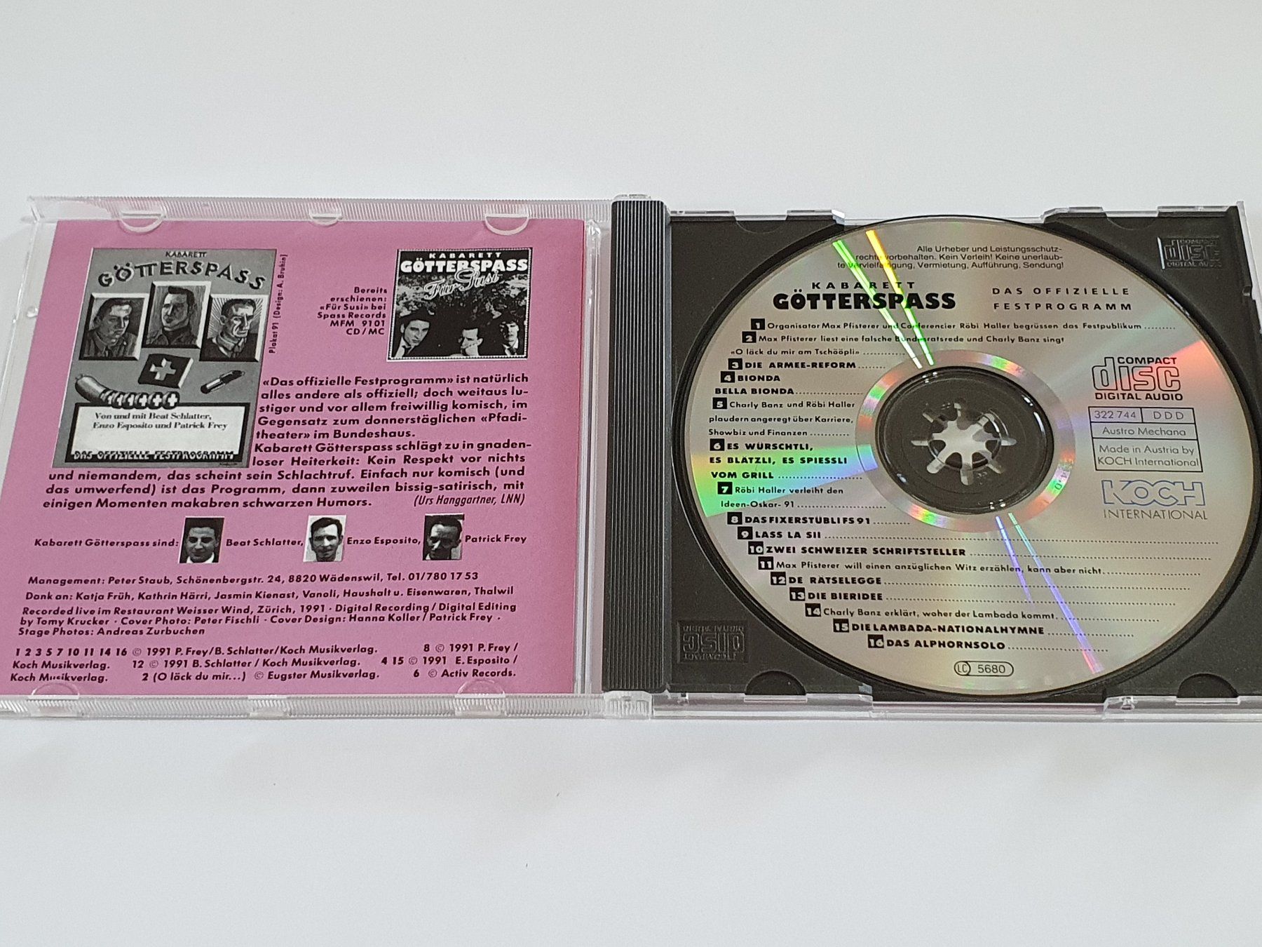 CD: Kabarett Götterspass - Das offizielle Festprogramm | CD – Usato da Dietlikon venduto da Skylab007 2
