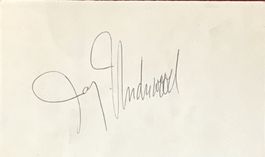 Jay Underwood Autogramm signiert Karte 8x13cm