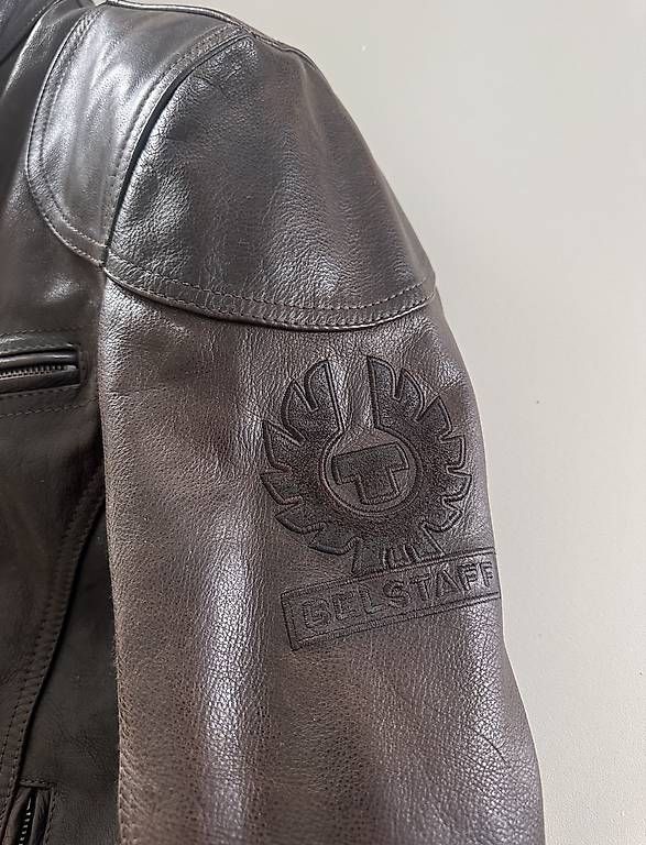 Jacken: Blouson Belstaff Supreme Leather Braun – Gebraucht aus Lausanne von daijobu08 1