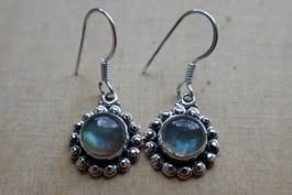 Ohrhänger in Silber mit Labradorit