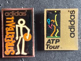 Pins Adidas Streetball und ATP Tour Tennis