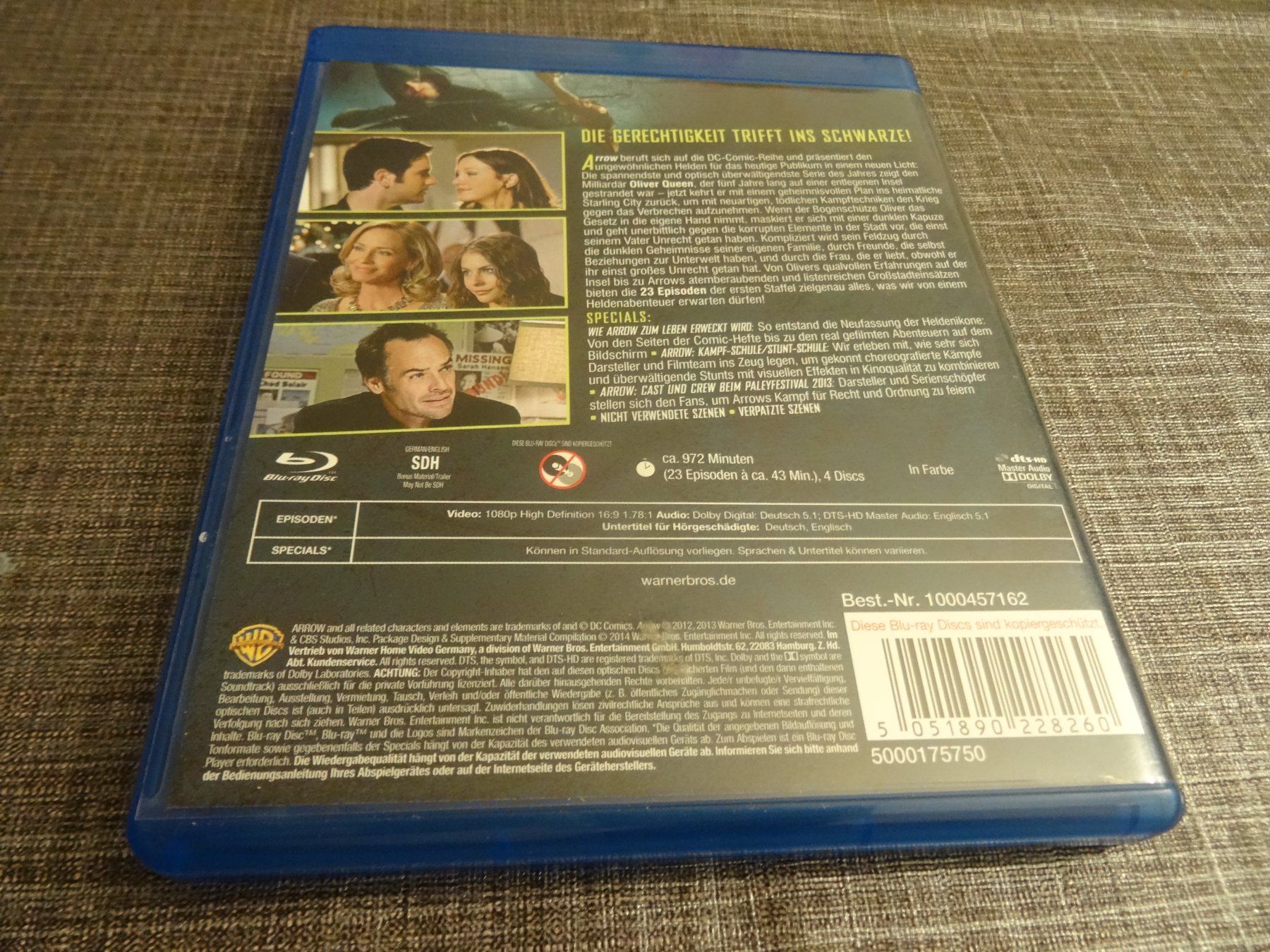 Tutti i DVDs: Arrow - Staffel 1 (Blu-Ray) – Usato da Olten venduto da Disc-Verkauf 1