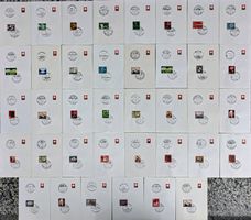 Ab 1949 PTT Bögli Sammlung mit Werbedatumstempel Top  ab 1.-